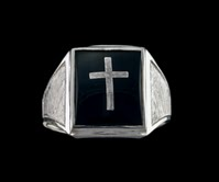 Clergy Rings Sterling Silver Solid Back #32